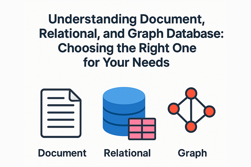 Understanding Document, Relational, and Graph Databases: Choosing the Right One for Your Needs