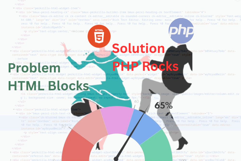 Replacing Dynamic HTML Blocks in PHP Without DOM Libraries